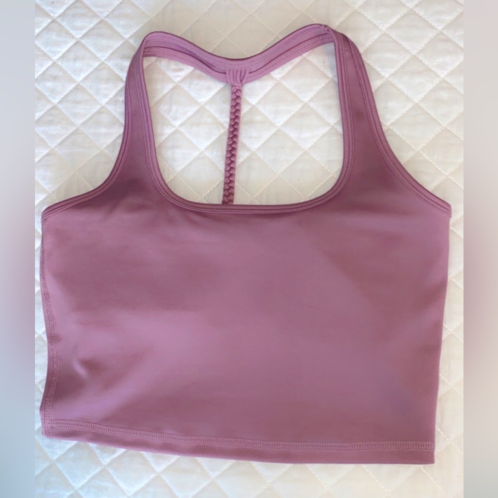 Mika Yoga Wear Serene Crop Top Size Large NWOT